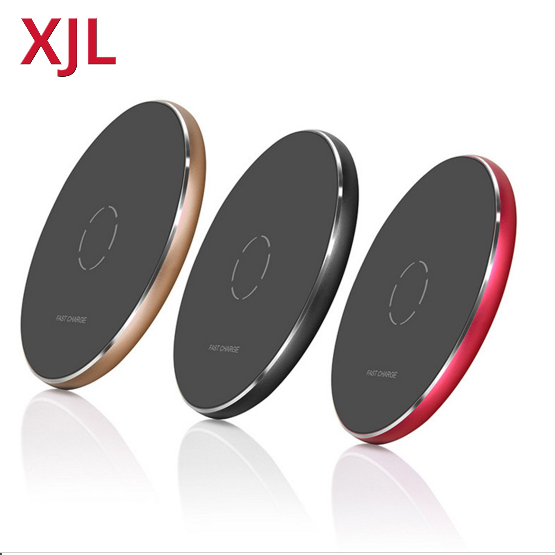 各种金属无线充电器 高速无线充电器 无线充电器 无线充印刷logo