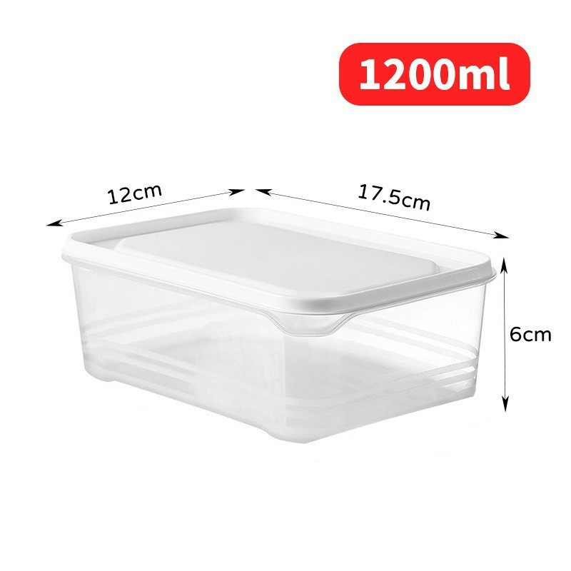 Caja de almacenamiento de refrigerador FCM Caja de preservación de carne congelada Caja de preparación de verduras de una semana Caja especial de congelación de grado alimenticio Informe