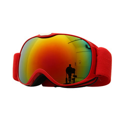 Children's ski goggles, anti-fog and wind-proof, large spherical glasses for men and women, mountaineering snow goggles