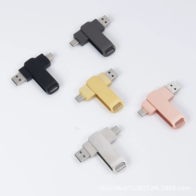 Металлическая ёмкая высокоскоростная мобильная USB-флешка, 32G/128G/64G/16G, подарок на день рождения