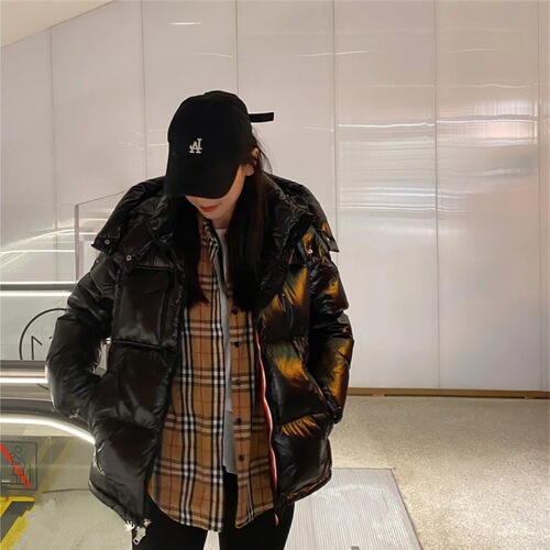 2025 New Mengjia Winter Down Cotton Jacket for Men and Women Cross-border Korean Version Classic Loose Thick Couple's Outerwear