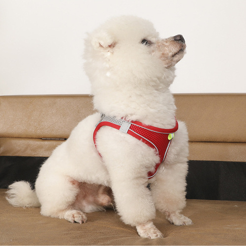 Pet Harness Chest Back Strap Reflective Breathable Harness Pet Leash Cat Harness Dog Collar Wholesale
