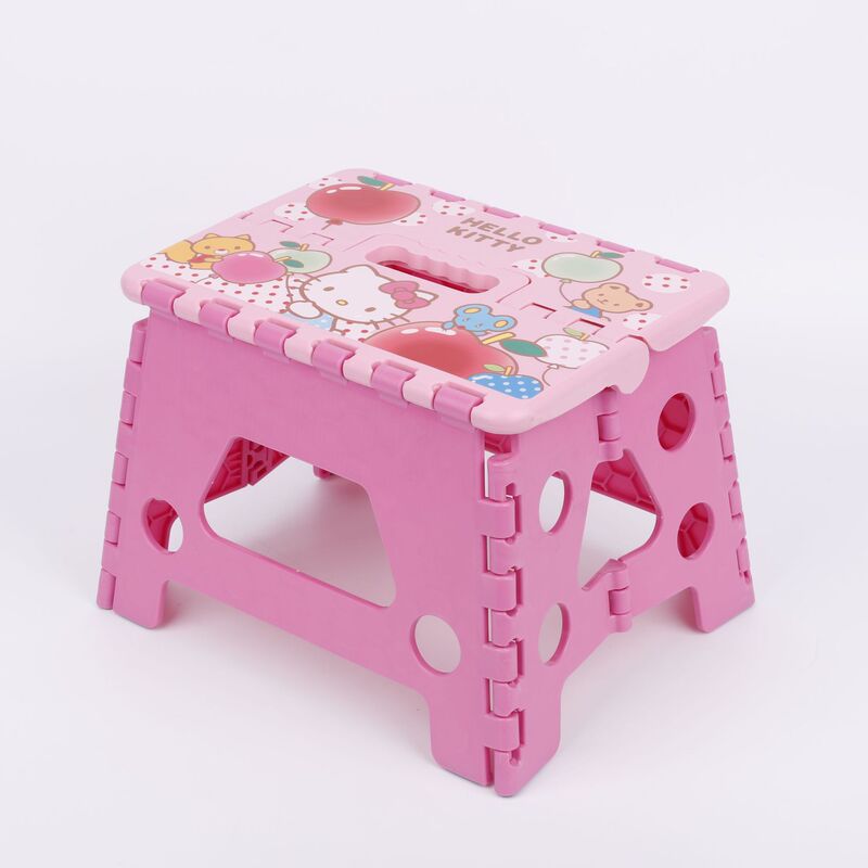 Export Thickened Cartoon Plastic Folding Stool for Children and Adults Indoor and Outdoor Small Stool Chair Non-Slip and Environmentally Friendly