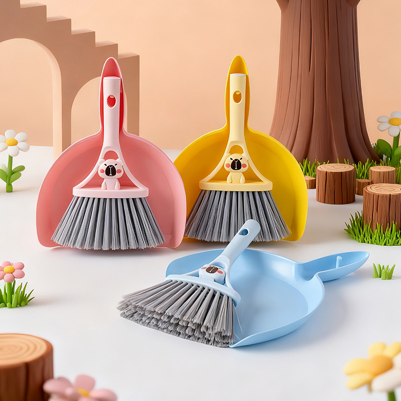 Small Broom and Dustpan Set Combination for Students, Children's Cleaning Tools, Household Desktop Mini Broom Small Broom and Dustpan Set Combination for Students, Children's Cleaning Tools, Household Desktop Mini Broom