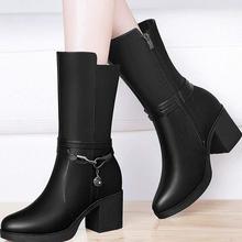 Women's shoes student thick heel cotton boots new style boo