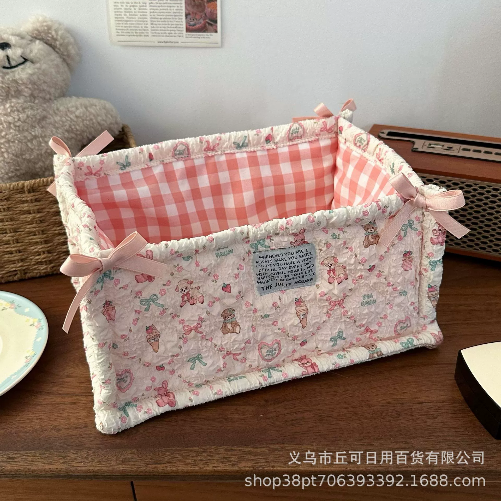 High quality table cute storage basket, storage system, storage box