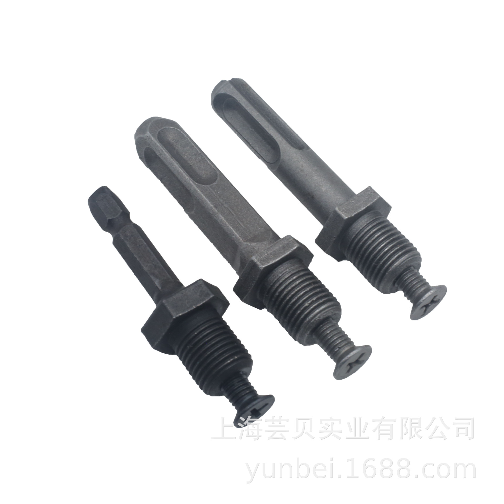 芸贝电商1/4电钻转接杆3/8冲击钻转换杆1/2风批电动套筒连接杆