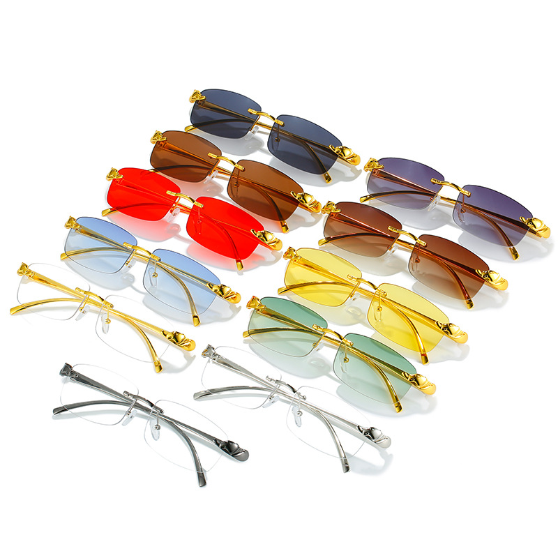 Fashionable Retro Small Square Sunglasses For Men And Women_voghion.com