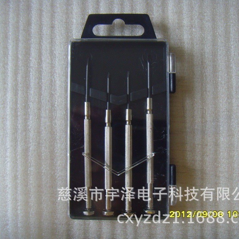 专业生产4pc，4件套挂钩钟表批，螺丝批，礼品工艺五金