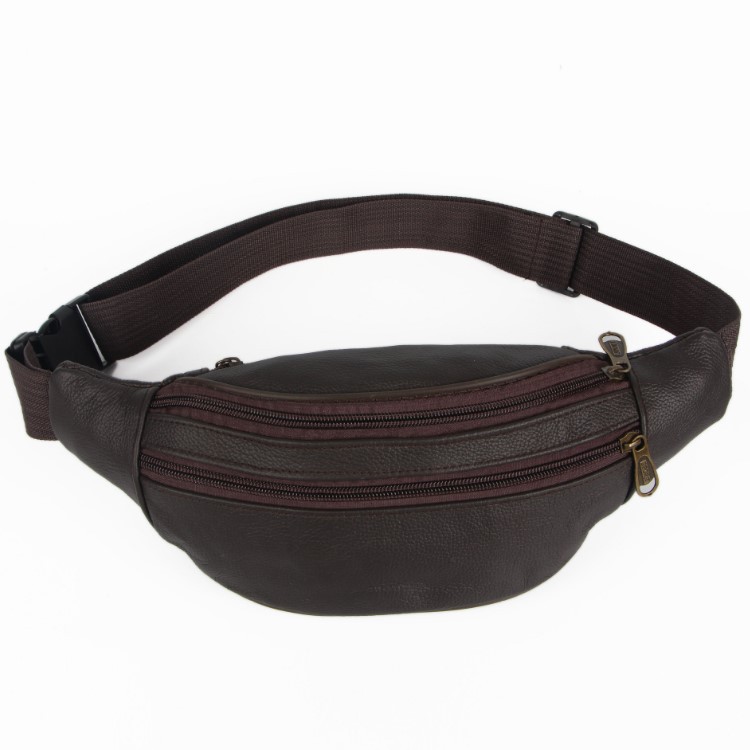 Leather Waist Bag Multi-purpose Outdoor Waist Bag Business Money Collection Leather Waist Bag Mobile Phone Wallet Wear-resistant Construction Site Waist Bag Wholesale