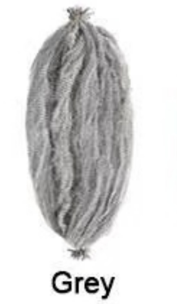 24 pulgadas Afro rizado Marley trenza cabello fibra química crochet pelo rallado oruga