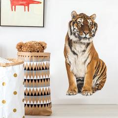 FX-F104 New Cartoon Tiger Children's Bedroom Home Cabinet Wall Decor Removable Wall Sticker Self Adhesive
