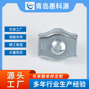 Manufacturer of Electro-Galvanized Double Ingot Clamps, Box-Type Clamps, Wire Rope Clamps, Large Quantity Preferential Supply of Rope Clamps in Stock