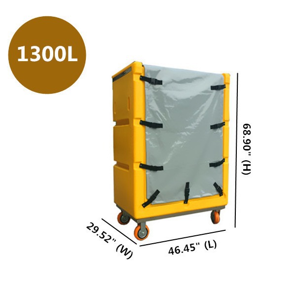 芜湖博纳 塑料PE材质 密封防尘防污染布草衣物毛巾被子 运输车