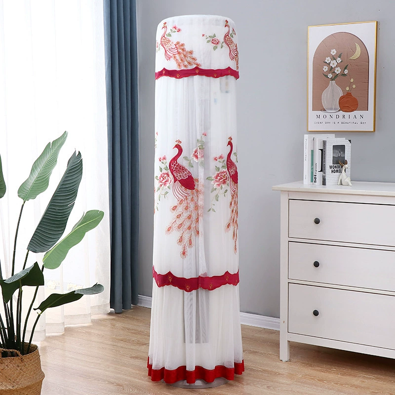 Кружевной чехол для кондиционирования воздуха круглый шкаф Gree Oaks Helmei цилиндрический вертикальный пылезащитный чехол не открывается