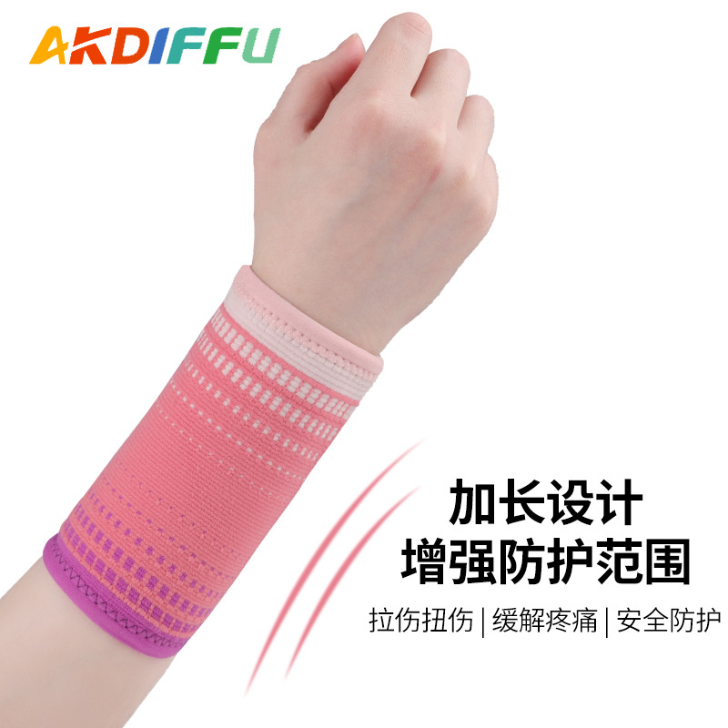 Protector de muñeca deportivo, protector de muñeca de punto, protector de muñeca de sudor, protector de peso, protector de mano de baloncesto, protector de muñeca ventilada