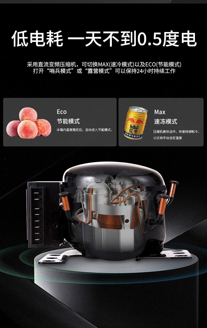 Suitable for Tesla MODEL Y trunk refrigerator, MODEL Y compressor-cooled car refrigerator