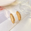 Brand ethnic metal earrings, ethnic style, simple and elegant design