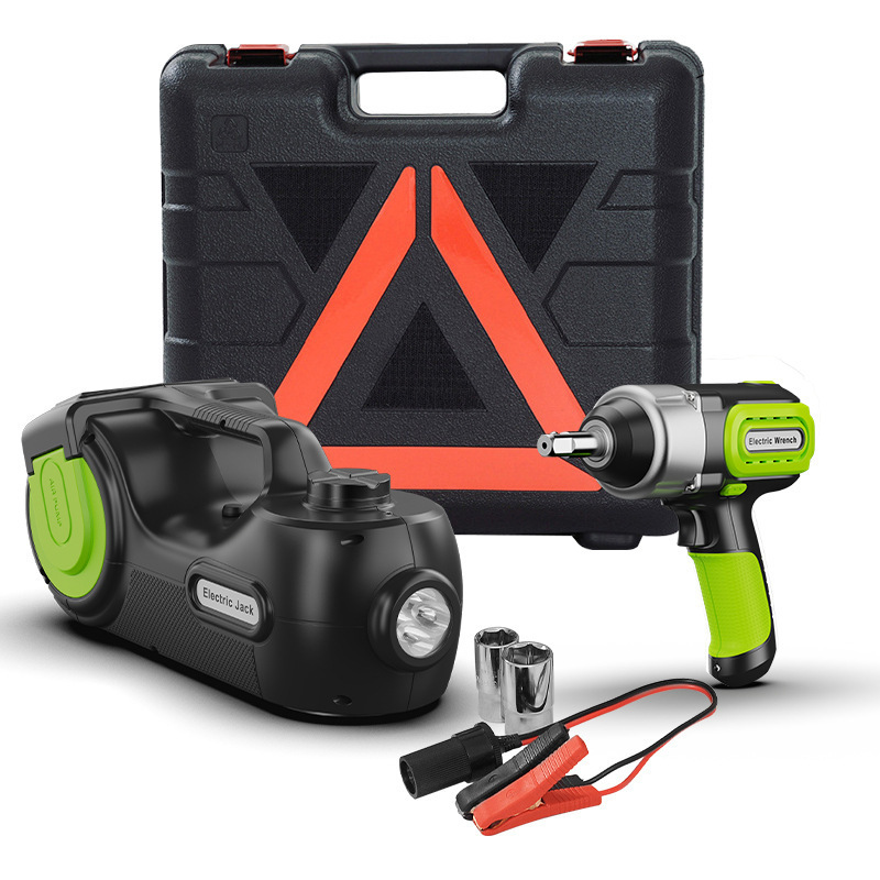 Kit de Gato Hidráulico Eléctrico para Automóvil 12V 5 Toneladas, Multifuncional, para Neumáticos