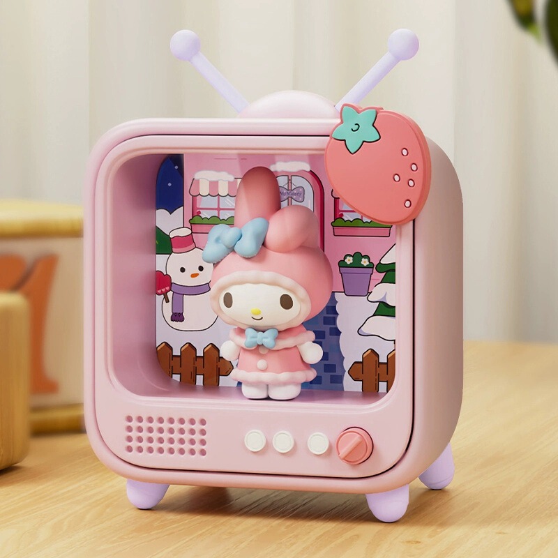 正規品 ロンボワン/サンリオファミリー テレビチャンネルシリーズ 光るオーナメント ブラインドボックス ビッグイヤードッグ ハローキティ|undefined