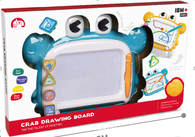 Tablero de dibujo magnético para niños transfronterizo Tablero de escritura para el hogar Tablero de dibujo de pintura para bebés El graffiti puede eliminar juguetes para bebés
