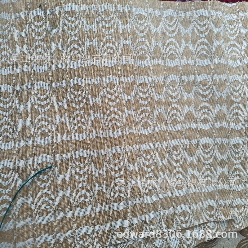 Car Seat Mattress Soft Bag Polyester Yarn-dyed Jacquard Cloth Wide Flame-retardant Light-edged Satin Skewers Tablecloth Tablecloth