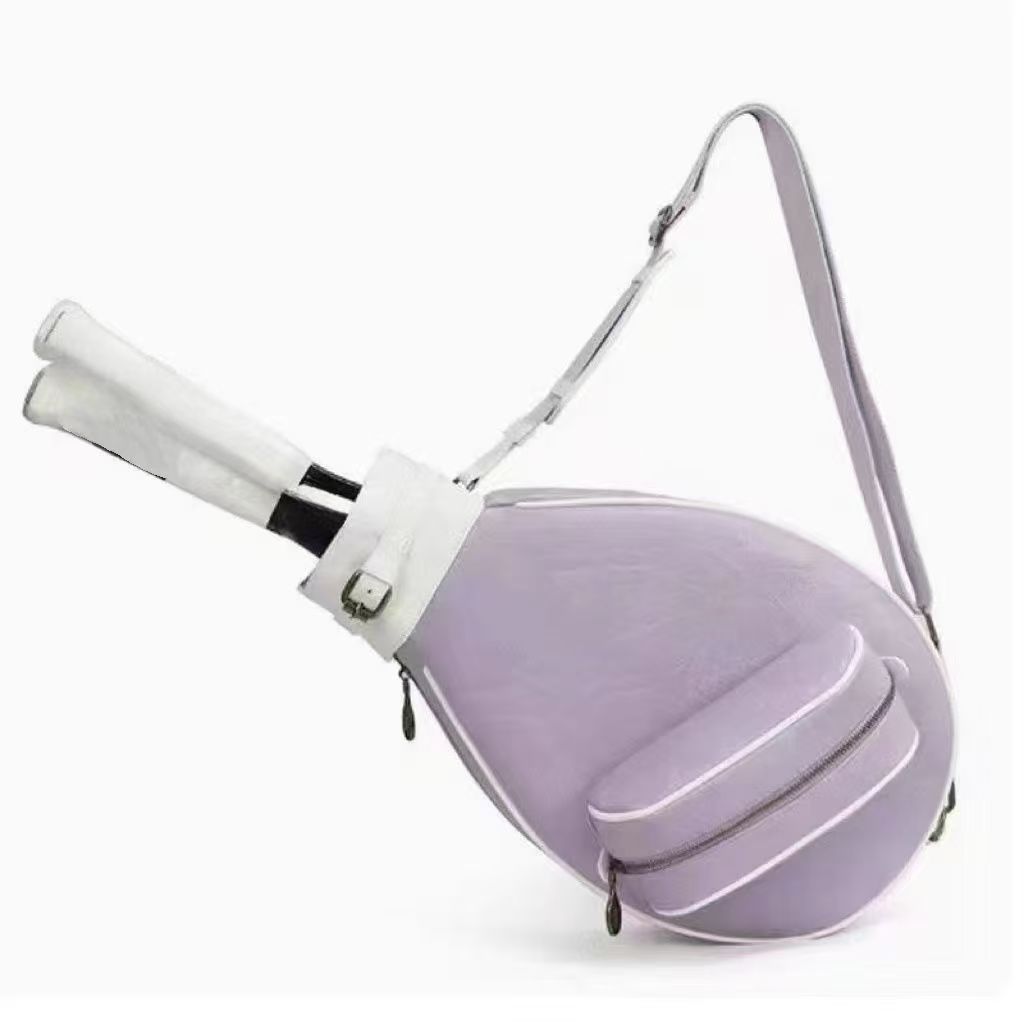 Bolsa de tenis de lujo ligera de alta gama, bolsa de bádminton, mochila para adultos, bolso retro de hombro para hombres, estudiantes, bolso deportivo de mujer