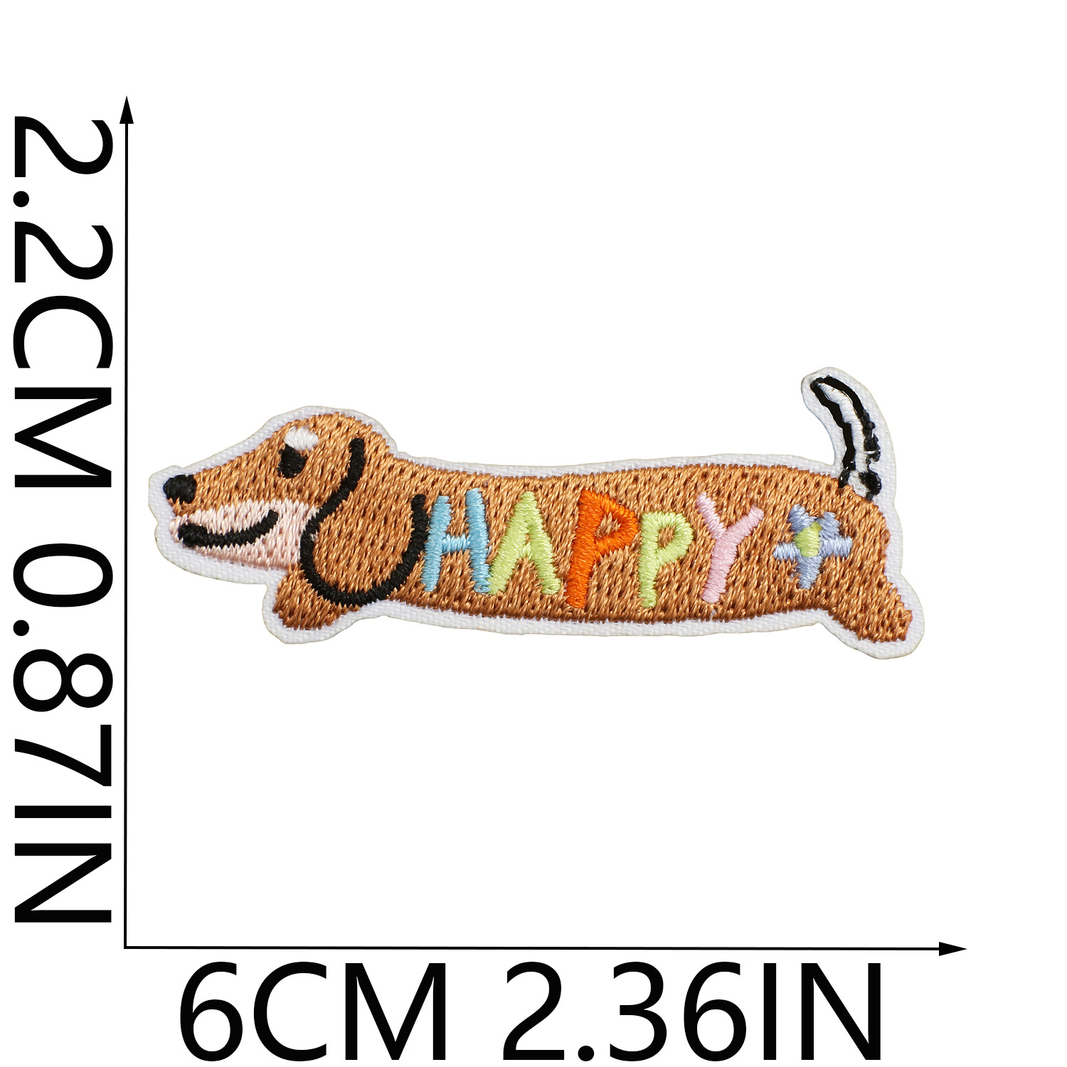 3g Weight Clothing Sticker Patches Classification 1 Piece Quantity Dacron thread Material Dog Pattern Casual, Elegant, Cute Style Embroidery Craft 1 Piece Casual Elegant Cute Dog Dacron Thread Clothing Sticker Patches 4