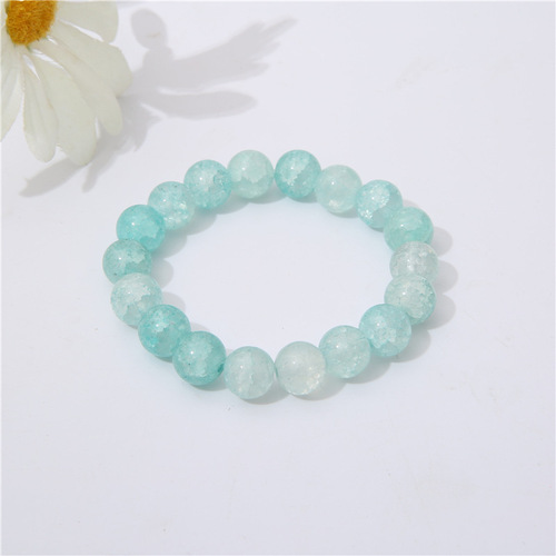 New 10cm jade broken glass beaded bracelet, rosary beads, accessories, small gifts for besties, factory direct selling bracelets wholesale