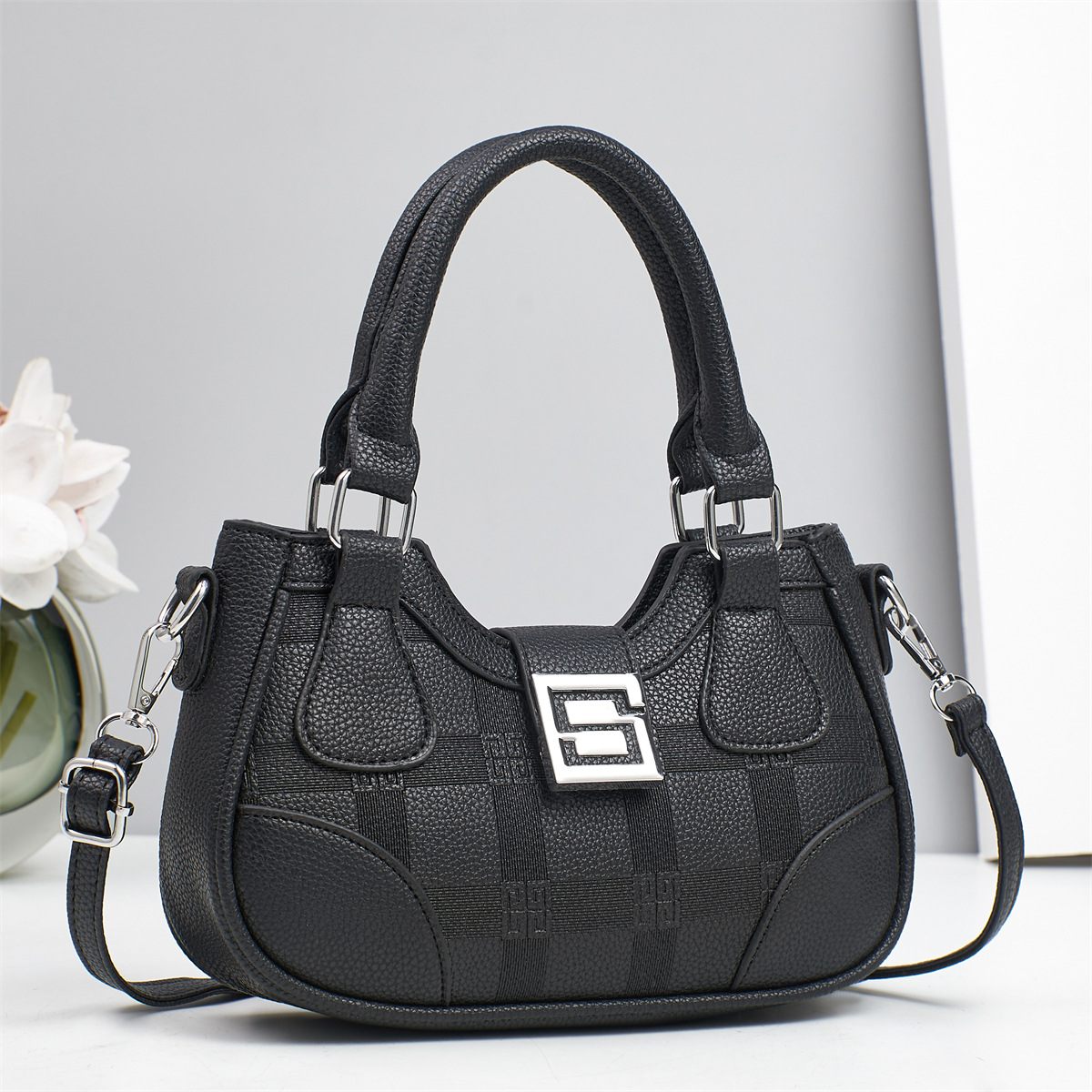 Temperamento versátil nuevo bolso coreano de moda mujer hermoso bolso de hombro bolso de mujer bolso de mujer bolso grande