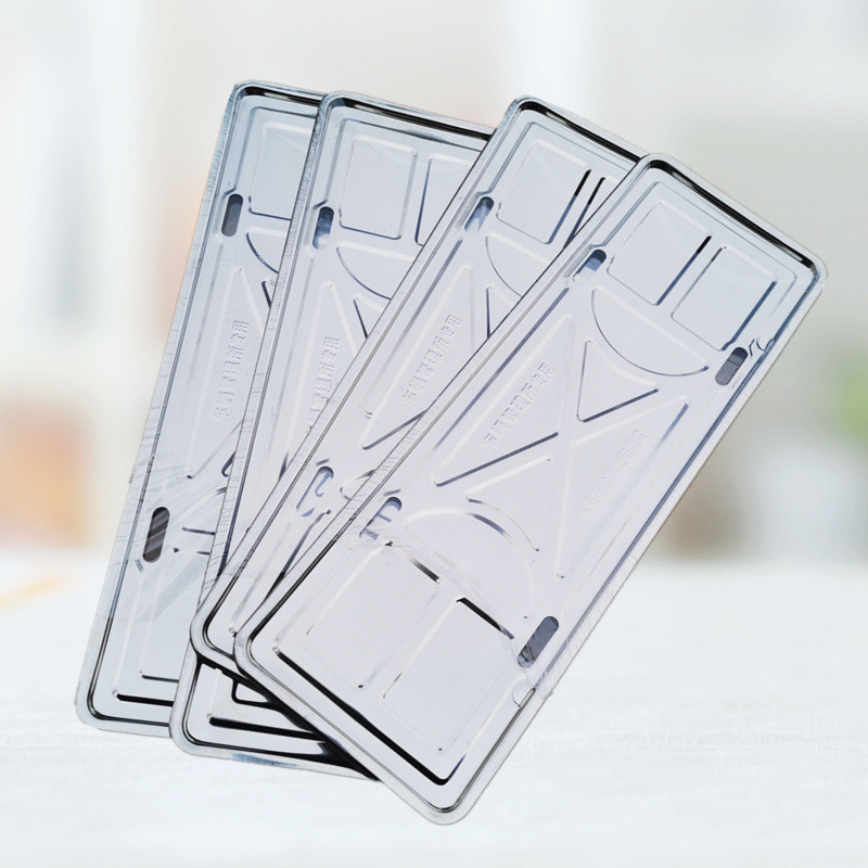 License plate frame license plate frame car plate frame blue number holder new energy green number plate frame sealing screws