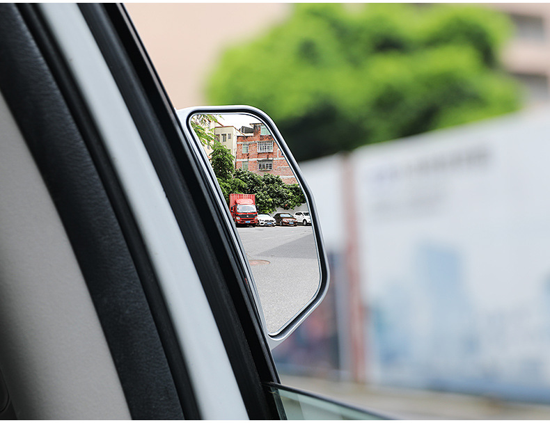 Car Rear Seat Door Opening Rearview Mirror, Rear Exit Observation Mirror, Second Row B-Pillar Auxiliary Mirror, Wide-Angle Blind Spot Mirror