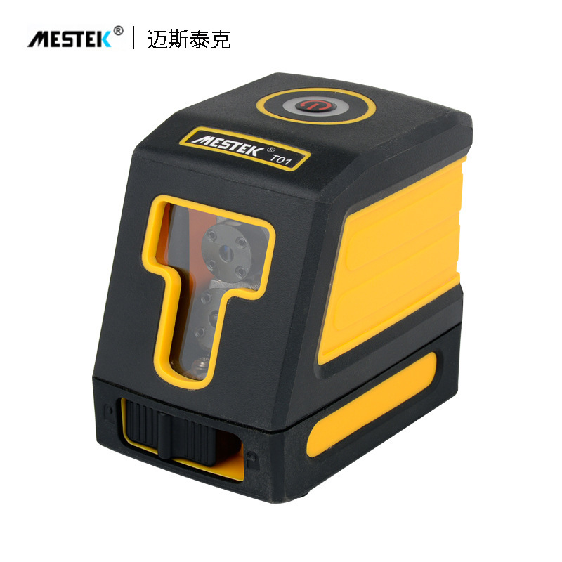 T01便携式高精度绿强光水准仪垂直出线自动调节激光投线仪贴墙仪