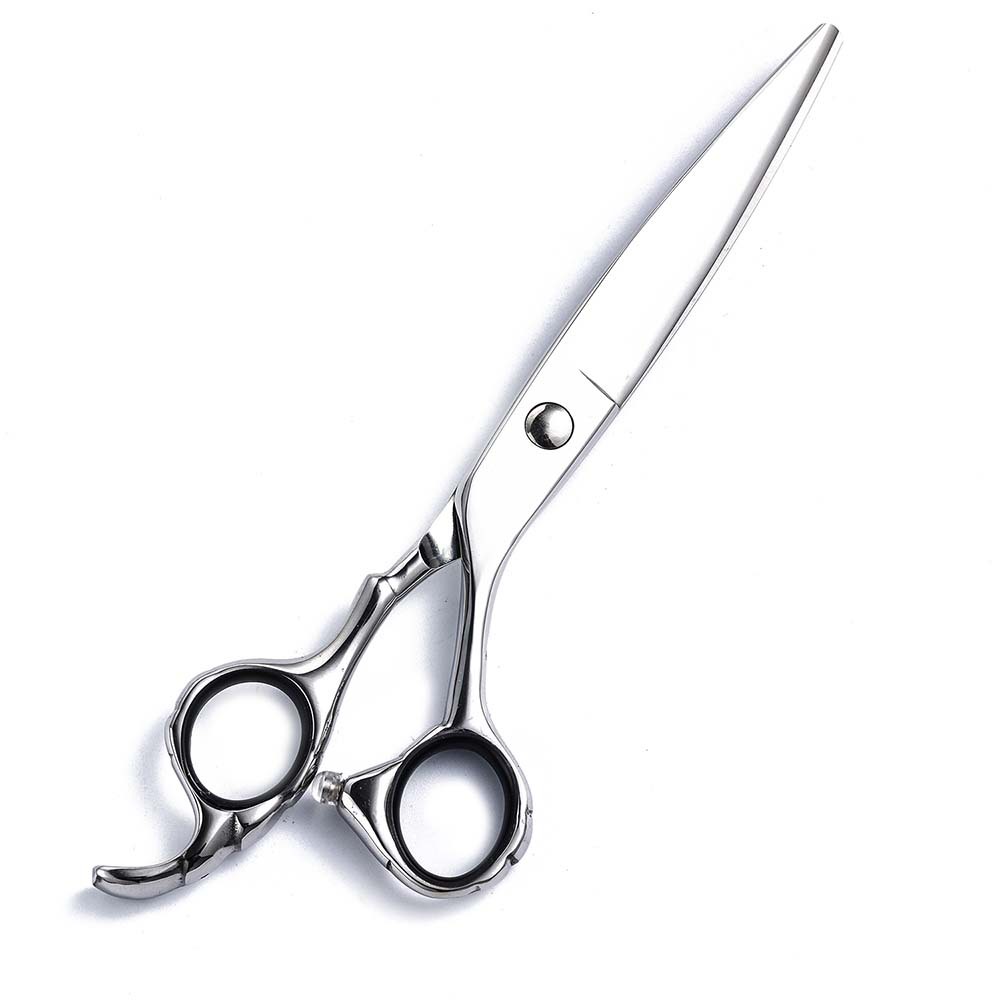 Ciseaux de coiffure professionnels courbes pour salon willow leaf_voghion.com