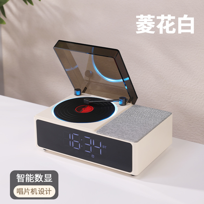源头厂家新款私模创意CD转盘蓝牙音响多功能便携式户桌外蓝牙音箱|undefined