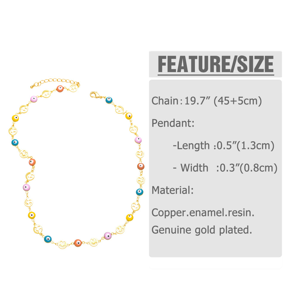 Fashion Eye Smiley Face Copper Plating Womenu0027S 1 Piece