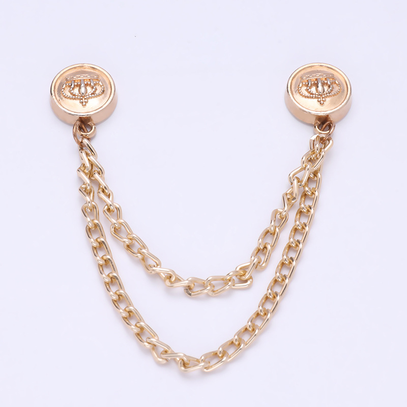 チェーンの磁気はズボンの足を引きずることを防ぎます。金属の磁気は袖口を固定します。