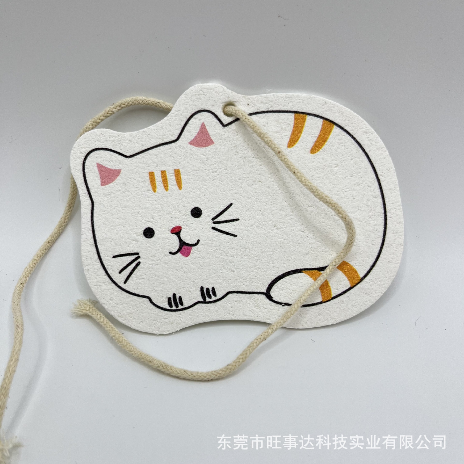 工厂直供创意厨房清洁刷碗印刷木桨海棉擦 可降解压缩木浆洗碗巾