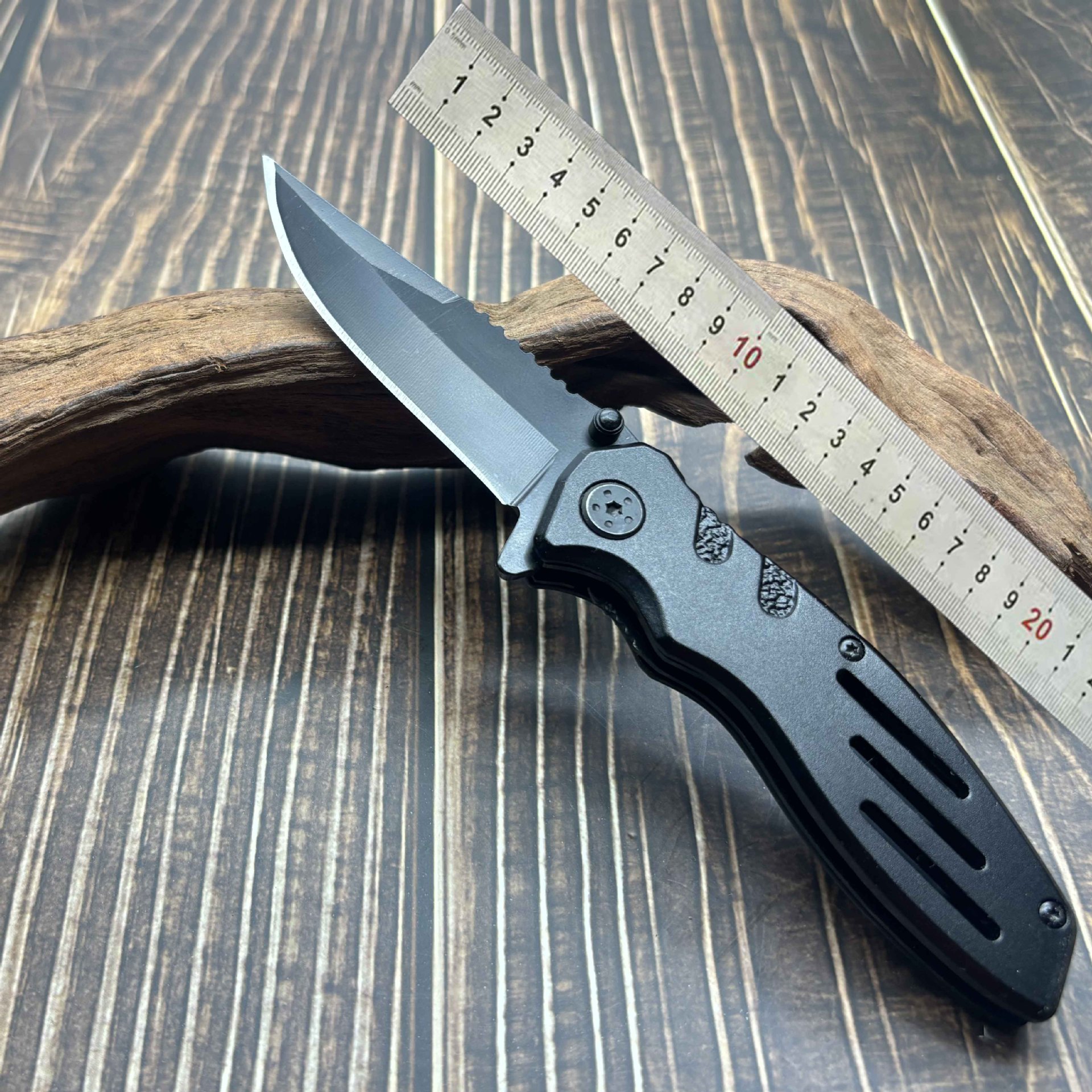 跨境 高硬度不锈钢折叠刀野营户外战术小刀求生刀防身迷你小刀