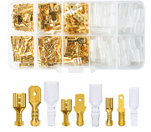 180Pcs���ٽ��^2.8mm4.8mm6.3mm��ĸ�^�B����늾����Ӷ��ӎ��^��