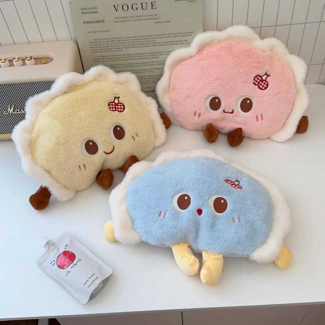 Cute Cartoon Dumpling-shaped Bottle, No Need Fill With Water, Rechargeable, Explosion-proof Electric Hot Water Bottle For Girls To_maomaolike.com