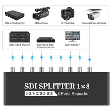 SDI 分配器一进八出SDI一分八 SDI延长器分配器 SDI Splitter 1x8