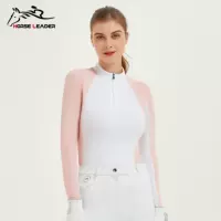 HORSELEADER весенне-летняя женская футболка с длинными рукавами для верховой езды, всесезонная универсальная одежда для соревнований рыцарского снаряжения