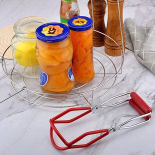 Factory direct supply 304 line handle lifting can rack folding handle steaming rack can lift kitchen tool in stock