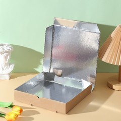 ピザ箱アルミ箔7 8 9 10 12インチ使い捨てピザ包装箱段ボール包装pizza箱
