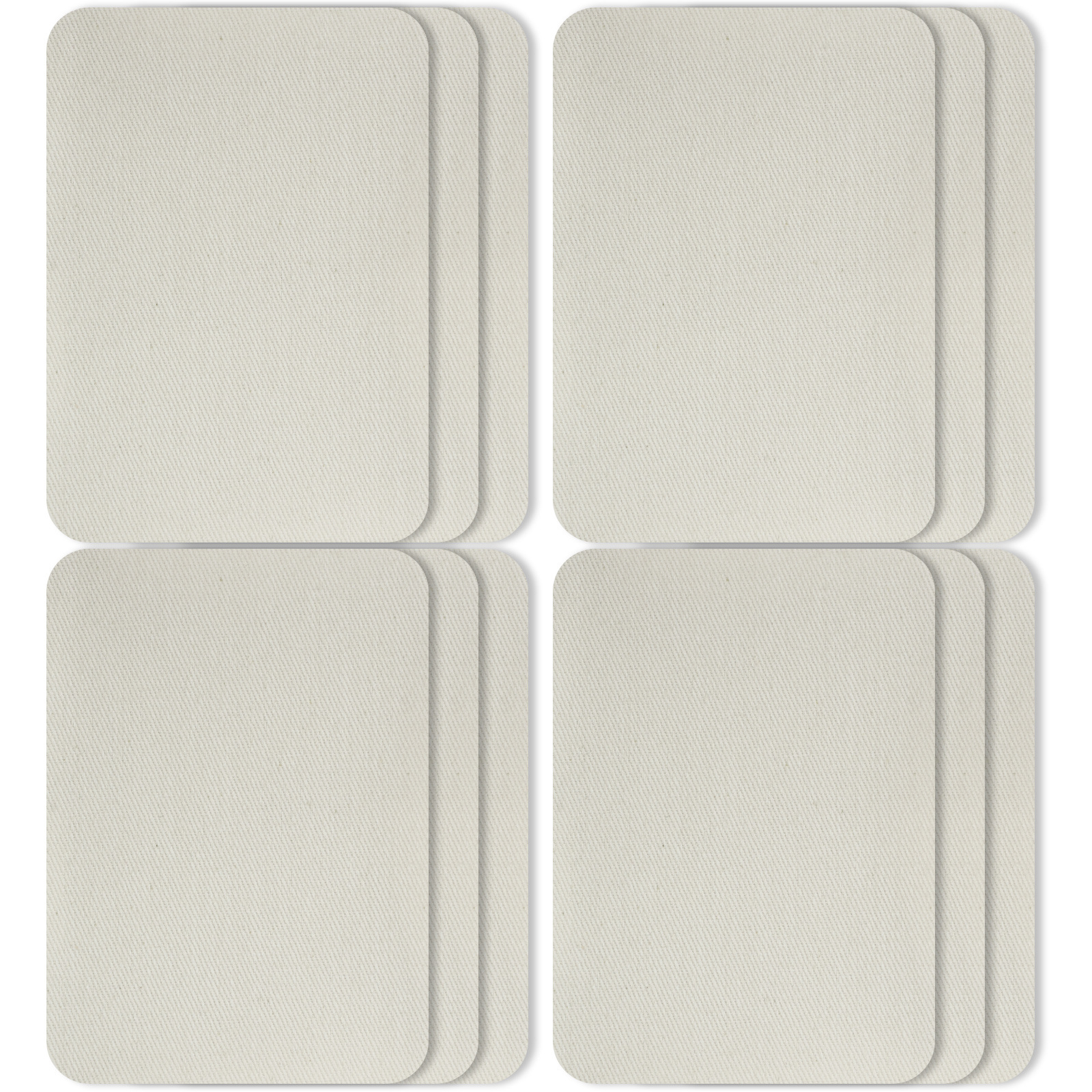 Parche de tela de algodón al por mayor parche de manga cuadrado parche de mezclilla camisa de suéter adhesivo de alta calidad parche de codo parche de rodilla