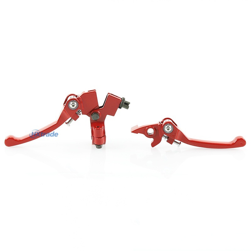 Off-road motorcycle and ATV modification accessories 50-250 stunt model anti-folding handlebar, brake handle, clutch handle, cowhorn handle