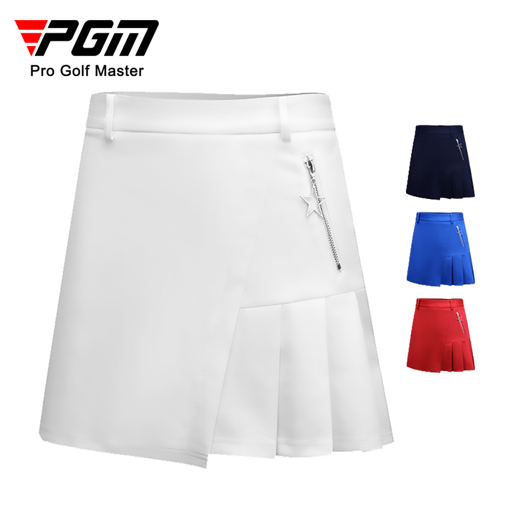 Váy golf nữ xếp ly ngắn mùa hè — QZ038 Màu Đỏ, QZ038 màu xanh lam, QZ038 màu trắng, QZ038 màu xanh hải quân