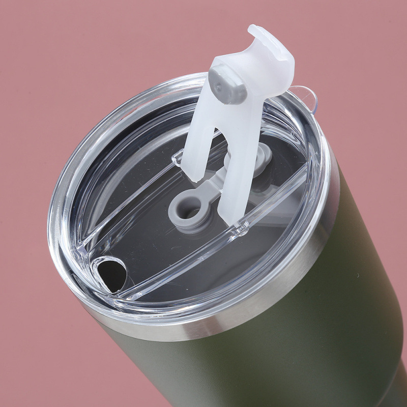 Taza de aislamiento transfronteriza 30OZ taza de hielo de doble capa de acero inoxidable taza de automóvil de gran capacidad taza de cerveza fabricante de origen rociado