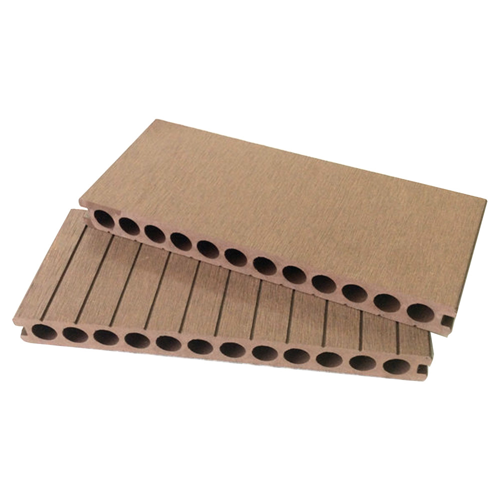 Piso Hueco de Madera Plástica 250*25 Antideslizante para Jardines y Patios